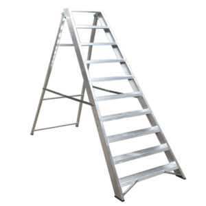 A' Type Aluminium Ladder 10 Steps