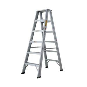 A' Type Aluminium Ladder Double Sided 6 Steps